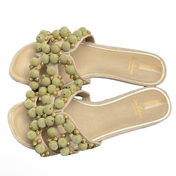 Sam Edelman Bay Embellished Slide Flat Sandal Size 7.5 - Picture 3 of 12